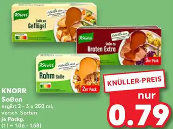Kaufland KNORR Soßen Angebot