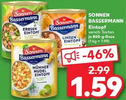 Kaufland SONNEN BASSERMANN Eintopf Angebot