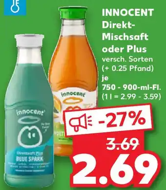 Kaufland INNOCENT Direkt Mischsaft Angebot