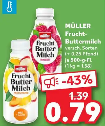 Kaufland MÜLLER Frucht Buttermilch Angebot