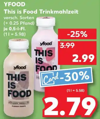 Kaufland YFOOD This is Food Trinkmahlzeit Angebot