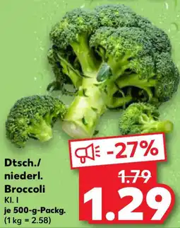 Kaufland Dtsch./ niederl. Broccoli Angebot