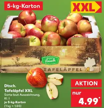 Kaufland Dtsch. Tafeläpfel XXL Angebot