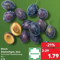 Kaufland Dtsch. Zwetschgen, lose Angebot