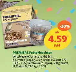 Fressnapf PREMIERE Futterinsekten Angebot