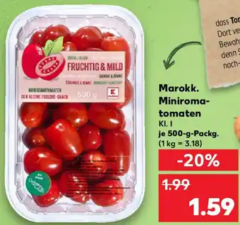 Kaufland Marokk. Miniromatomaten Angebot