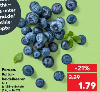 Kaufland Peruan. Kulturheidelbeeren Angebot