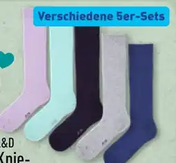 Aldi Nord L & D Kinder Kniestrümpfe 5 Paar Angebot