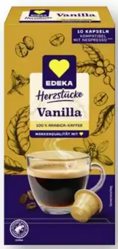 Scheck-in-Center Edeka Herzstücke Kaffeekapseln Vanilla Angebot