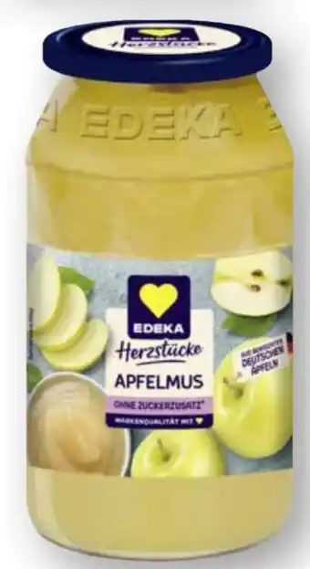 Scheck-in-Center Edeka Herzstücke Apfelmus Angebot