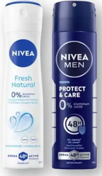 Scheck-in-Center Nivea Deo-Spray Angebot