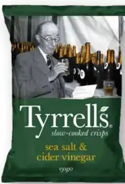 Scheck-in-Center Tyrrells Chips sea salt & cider vinegar Angebot