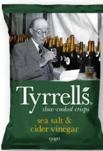 Scheck-in-Center Tyrrells Chips sea salt & cider vinegar Angebot