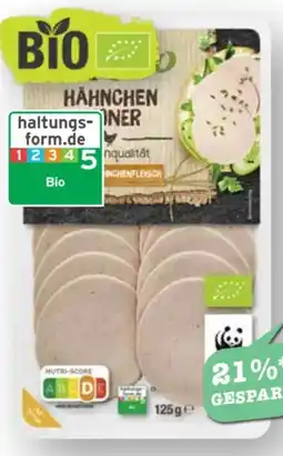 Scheck-in-Center Edeka Bio Hähnchenlyoner Angebot