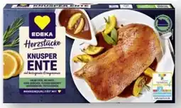 Scheck-in-Center Edeka Herzstücke Knusper Ente Angebot
