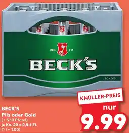 Kaufland BECK'S Pils oder Gold Angebot