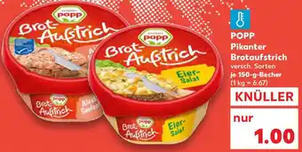 Kaufland POPP Pikanter Brotaufstrich Angebot