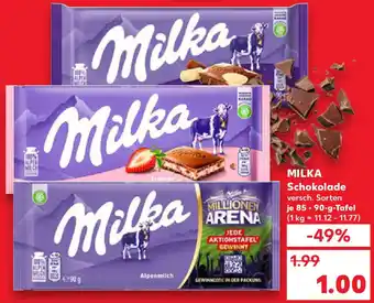 Kaufland MILKA Schokolade Angebot