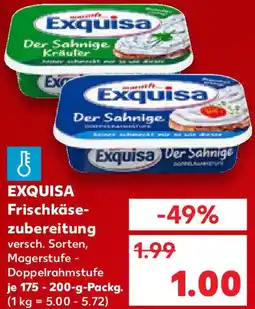 Kaufland EXQUISA Frischkäsezubereitung Angebot