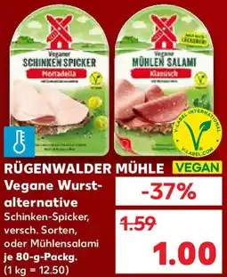 Kaufland RÜGENWALDER MÜHLE Vegane Wurstalternative Angebot