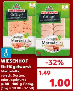 Kaufland WIESENHOF Geflügelwurst Angebot