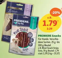 Fressnapf PREMIERE Snacks Für Hunde. Angebot