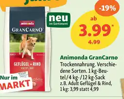 Fressnapf Animonda GranCarno Trockennahrung. Angebot
