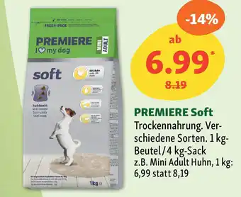 Fressnapf PREMIERE Soft Trockennahrung. Angebot