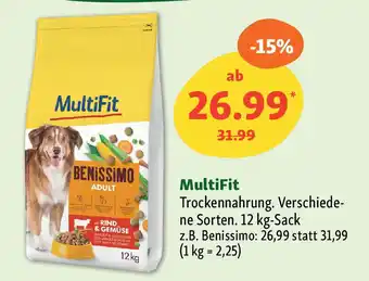 Fressnapf MultiFit Trockennahrung. Angebot