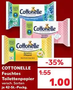 Kaufland COTTONELLE Feuchtes Toilettenpapier Angebot