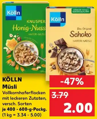 Kaufland KÖLLN Müsli Angebot