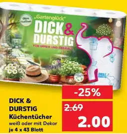 Kaufland DICK & DURSTIG Küchentücher Angebot