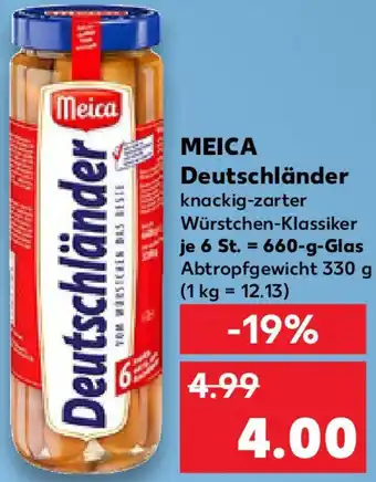 Kaufland MEICA Deutschländer Angebot