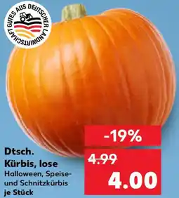 Kaufland Dtsch. Kürbis, lose Angebot