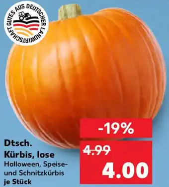 Kaufland Dtsch. Kürbis, lose Angebot