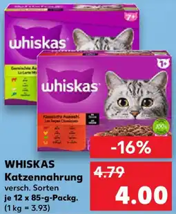 Kaufland WHISKAS Katzennahrung Angebot