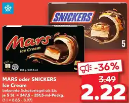 Kaufland MARS oder SNICKERS Ice Cream Angebot