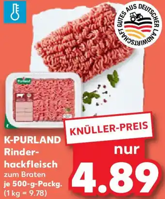 Kaufland K-PURLAND Rinderhackfleisch Angebot