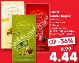 Kaufland LINDT Lindor Kugeln Angebot