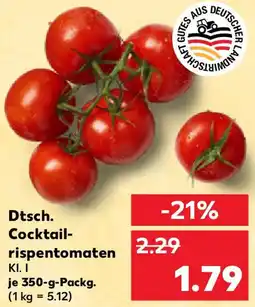 Kaufland Dtsch. Cocktailrispentomaten Angebot