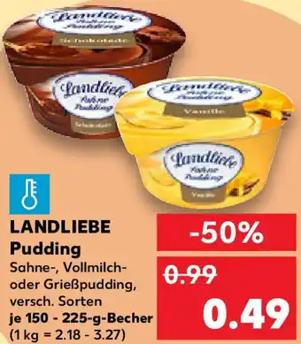 Kaufland LANDLIEBE Pudding Angebot