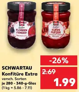 Kaufland SCHWARTAU Konfitüre Extra Angebot