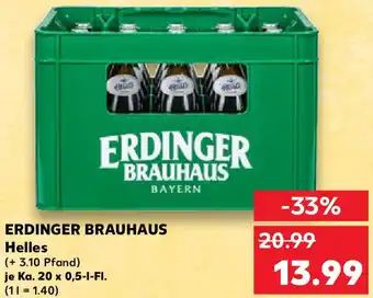 Kaufland ERDINGER BRAUHAUS Helles Angebot