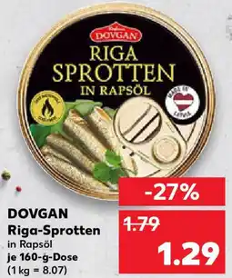 Kaufland DOVGAN Riga-Sprotten Angebot