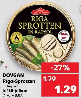 Kaufland DOVGAN Riga-Sprotten Angebot