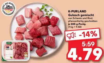 Kaufland K-PURLAND Gulasch gemischt Angebot