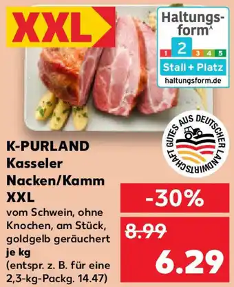 Kaufland K-PURLAND Kasseler Nacken/Kamm XXL Angebot