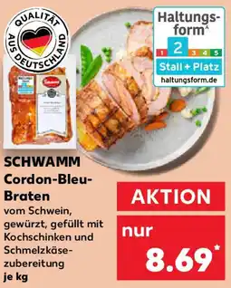 Kaufland SCHWAMM Cordon-Bleu Braten Angebot