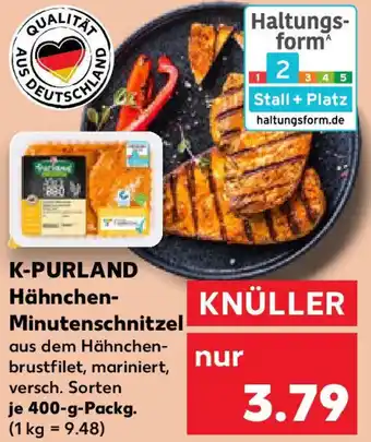 Kaufland K-PURLAND Hähnchen Minutenschnitzel Angebot