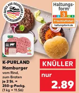 Kaufland K-PURLAND Hamburger Angebot